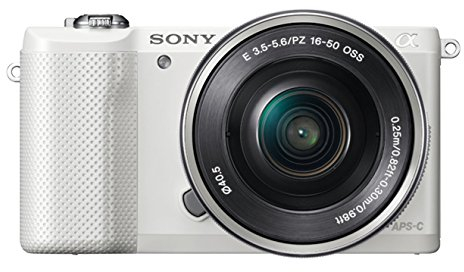 Sony ILCE-5000L - Cámara Evil de 20.1 MP (Pantalla articulada 3, estabilizador, vídeo Full HD, WiFi), Color Blanco - Kit con Objetivo 16-50mm f/3.5 OSS