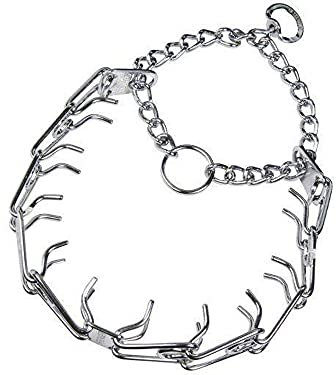 Herm Sprenger - Collar de adiestramiento de acero cromado, para perros de todas las razas y tamaños, negro, resistente a la corrosión, ajuste equilibrado, acción rápida, tamaño personalizable