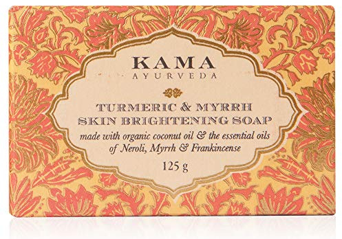 Kama Ayurveda Turmeric and Myrrh Skin Brightening Soap, 125g