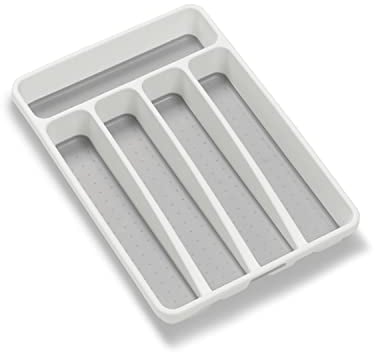madesmart Mini Plateau pour argenterie à tiroir, Blanc