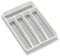 madesmart Mini In Drawer Silverware Tray, White