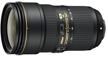 Nikon Obiettivo Nikkor AF-S 24-70 mm, F/2.8E ED VR, Nero [Nital Card: 4 Anni di Garanzia]