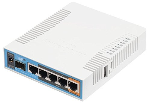 MikroTik hAP ac - 720 MHz CPU, 128 MB RAM, 5X Gigabit LAN, 5 GHz und 2.4 GHz, Stromverbrauch: 17 W