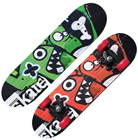 Skateboard TRIBE MONSTERS Nextreme con Tribali Rosso e Verde