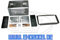 2 DIN Radioeinbauset Blende Radioanschlusskabel Antennenadapter Komplettset für Kia Ceed SW Pro ED 2007-2011 schwarz