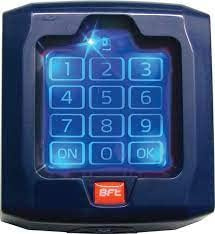 P121024 BFT AUTOMATISATION PORTAIL Q.BO TOUCH clavier numérique digitales RADIO BFT-P121024-1