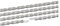 XLC Unisex – Erwachsene CC-C06 Kette, Silber, One Size