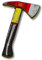 BestSaller 5060-Accetta per Vigili del Fuoco in Eva, Softline Premium, 31 x 18 x 1,4 cm, Rosso/Giallo (1 Pezzo), Multicolore, Small, 5060