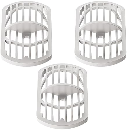Aquabad SDS Pro (3 Stück) Haarsieb/Haarfilter kompatibel mit Viega Domoplex 52mm Ablaufgarnitur Senkrecht/Waagerecht (Modell 6928, 6928.1 und 6928.21…