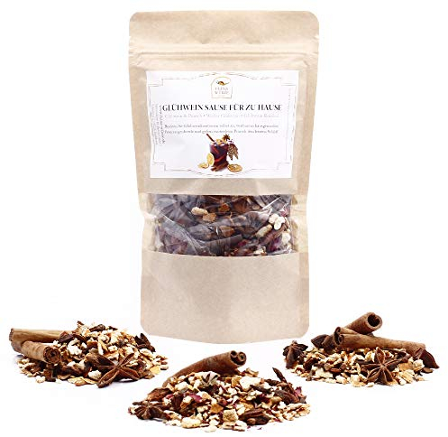 Glühwein-Sause für zu Hause | 3-mal Glühweingewürz in Premium-Qualität mit Rezept | Glühwein weiss, alkoholfrei, Apfelpunsch| glutenfrei | 85g