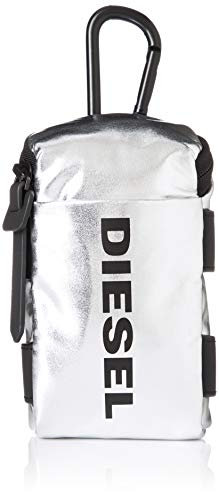 Diesel SHOULDME Herren Minitasche Gürteltasche (Silber)