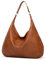 Ashioup Damen Hobo Crossbody Taschen, Gelb-Braun