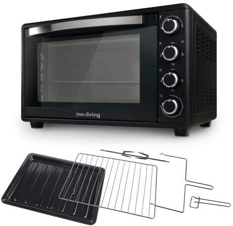 Forno elettrico 45 litri con ventilazione e girarrosto luce interna potenza 2000W Innoliving INN-792