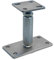 GeZu Impex® Support de poteau Galvanoplastie 80 x 80 mm hauteur reglable platine bois pied poteaux clôture
