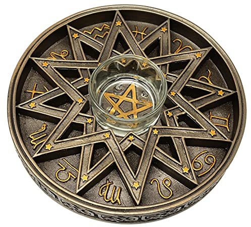 Teelichthalter Twelve Stars - Pentagram, Kerze, Kerzenhalter