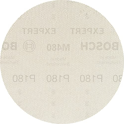 Bosch Professional 50x Abrasivi a Rete Expert M480 per Legno Duro, Vernice su Legno, Ø 150 mm, Grana 180, Accessorio Levigatrice Rotoorbitale
