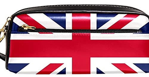 United Kingdom British UK Flag Pencil Case Large Capacity Pencil Pouch Holder Box Organizer Pen Bag for School Teen Boys Girls Men Women