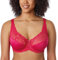 DELIMIRA Damen Minimizer BH ohne Einlagen mit Spitze mit Bügel Große Größen Helle Rose 75E