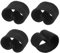 Elastische Gürtelhalter für Dienstgürtel, 4 Stück Rucksackgurt Halter Gürtel bleiben Schleifen Taktische Gürtelhalter Halter Band für 1,5 Breite Gürtel/Riemen