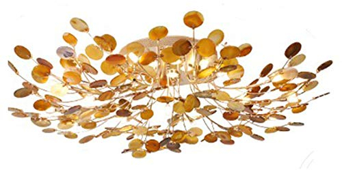 G4 Nordic Light Luxus Onyx Deckenleuchte,Designer-wohnzimmerleuchten,Beleuchtung Im Esszimmer,Schlafzimmerleuchten,Maisonette-villa Leuchten,Hochzeitszimmer Atemberaubende Lampen-Gelber achat 16