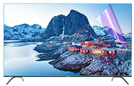 JQZWXX 43/55/60/65 Zoll Blaulichtfilter TV Displayschutzfolie, Blendfreier Augenschutz, Kratzfeste, Matte Folie Für Samsung/Hisense/Lg/Sony, Anti-UV Monitorschutzfolie / 55in1221x689mm