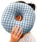 Sylanda Piercing Kissen Mit Loch, Piercing Kissen Ohrkissen rundes Donut-Kissen mit Loch Baumwolle Donut Kissen Schlafkissen Kopfkissen für Ohrenschmerzen Piercing Seitenschläfer (Himmelblau)