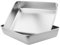 YIXNSW 2 Stück 30x24,5x6cm Edelstahl Auflaufform Rechteckig Backblech Tief Edelstahl Auflaufform Silber für Restaurants, zum Backen, Grillen