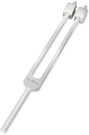 93.96Hz Tuning Fork. Manufactured in Sheffield, England by Ragg Tuning Forks. High-Quality Aluminium Tuning Fork for Sound and Vibrational Energy. Great for Meditation, Yoga & Sound Therapy