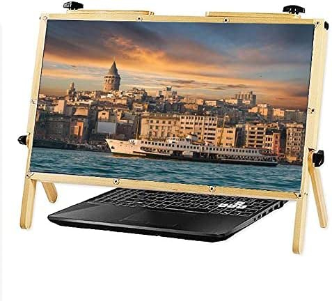 Anti-Blaulicht-Lupe zum Lesen für Senioren, Laptop-Bildschirmlupe 55,9 cm (22 Zoll), Computer-Lupe, 3-4-mal, verstellbarer Winkel, Laptop-Displayschutz, Ständer, Büro S hopeful