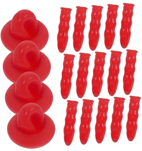 24 Stk Dichtungskappe Abdichtung von Dichtungsrohr deckt Kappen ab Dichtungsrohrspitzen Dichtungsrohrabdeckungen schutzkappen schutzstecker rohrkappe Siegel Deckel abdichten Banane