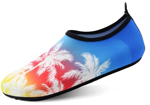 North Bund Herren Wasserschuhe Damen Badeschuhe Aquaschuhe Schnell Trocknend Slip on Schwimmschuhe Leicht Strandschuhe Barfußschuhe Surfschuhe für Yoga Strand