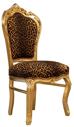 Biscottini Luigi XVI Liegemulde, Holz, Leopard, L58XPR56XH101