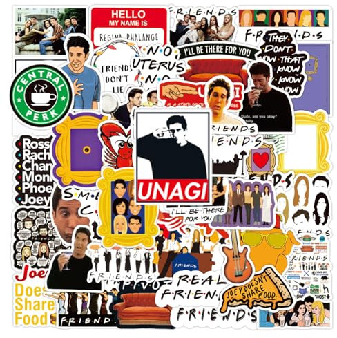 Yoimckay 50pcs Cartoon Anime TV Drama Aufkleber, Lustige TV Graffiti Aufkleber,Wasserfeste Vinyl Stickers für Wasserflasche Laptop Skateboard Gitarre, Lustige DIY Dekoration, für Teenager Erwachsene