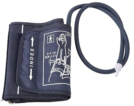 17–22 cm Blutdruckmanschette, verstellbarer Manschettengurt für Blutdruckmessgerät, tragbare digitale Oberarm-Blutdruckmanschette für den Heimgebrauch von Kindern, blau