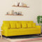 Willood 3-Sitzer-Sofa Gelb 180 cm Samt