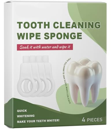Sponge Teeth Wipes - Adult Care Cleaning Wipes | Soft Touch Care Tool for Travel, Business Trip, Home, School