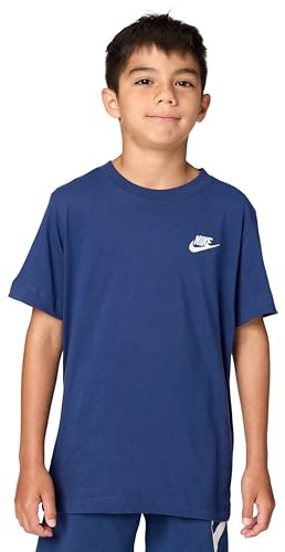 Nike Unisex Kinder K NSW Tee Emb Futura Lbr Shirt (1er Pack)