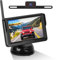 CAMECHO Wireless Rear View Camera Kit Night Vision Reversing Camera 4.3 inch IPS Screen IP69 Waterproof Rear View Camera Wide Angle for Car Van Camping Car DIY Guide Line