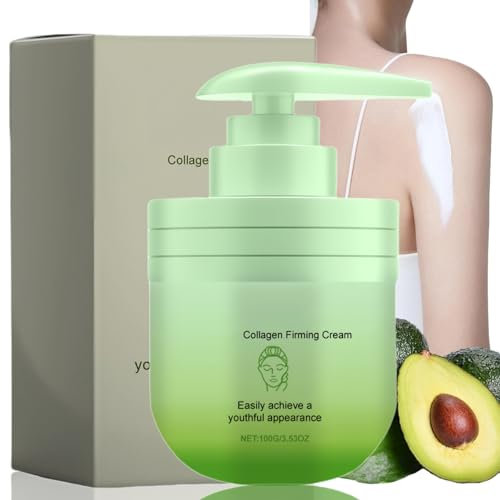 100g Luxury Collagen Firming Cream,Skin Tightening Cream,Anti-Aging&Hydrating Collagen Body Cream,Skin Firming Body Cream,Body Moisturizer Lifts,Body Lotion Women,Collagen Anti Wrinkle Cream
