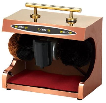 GLJTUO Cireuse À Chaussures Automatique pour La Maison - Cireuse À Chaussures Électrique pour Hall D'Hôtel Public avec Technologie D'Induction Entièrement Automatique,D
