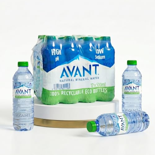 500ml Natural Mineral Still Water Screwcap Grab & Go | Hydration Hand Water Bottles Naturally High pH & Low Sodium