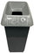 Chabrias Ltd 50 Litre Recycling Waste Bin With Lid & Logo Sticker Included (Light Grey Lid & Other Recyclable Logo)