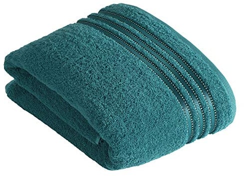 Vossen 1153280589 F 589 Cult de Luxe - Badetuch- Größe: 100x150 cm - Farbe: lagoon