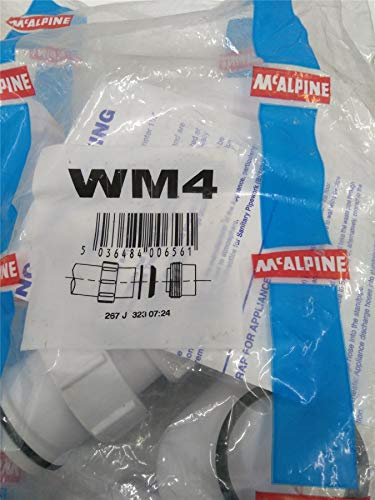 McAlpine WM4 Sink Trap (TeeVent), White