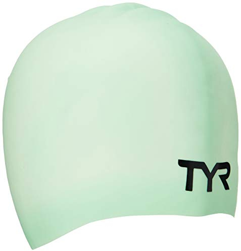 Bonnet de bain en silicone pour cheveux longs Mint