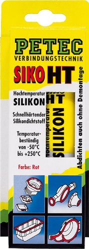 Hochtemperatursilikon 80 ml -50°C bis + 250°C Siko HT in rot