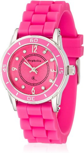 Orphelia Damen-Armbanduhr Everland Analog Quarz Silikon