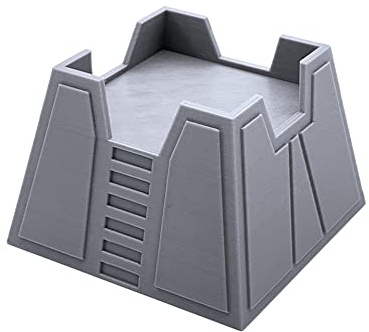 EnderToys Turret, Terrain Scenery for Tabletop 28mm Miniatures Wargame, 3D Printed and Paintable