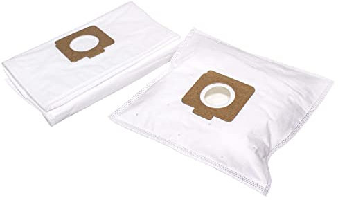 vhbw 10x Sacs compatible avec Moulinex Boogy C EG 1, C EG 2, Y 33, Y 34, Y 94, Y 95 aspirateur - microfibre non tissée, 28,5cm x 19cm blanc