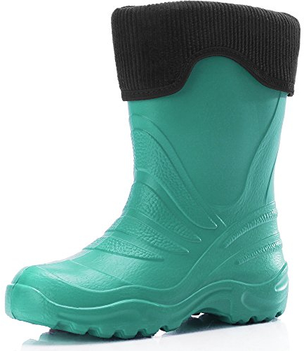 Ladeheid Stivali Imbottiti Bambino e Bambina in Spuma Eva LA-861-2017 (Turchese/Nero, 28/29 EU)